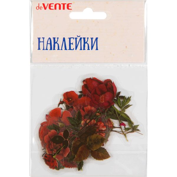     deVENTE.Red flowers, 